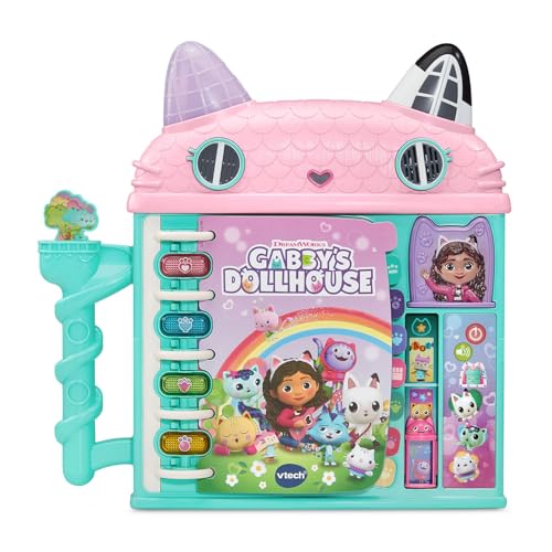 VTech Gabby’s Dollhouse Cat-a-Vator Interactive Book