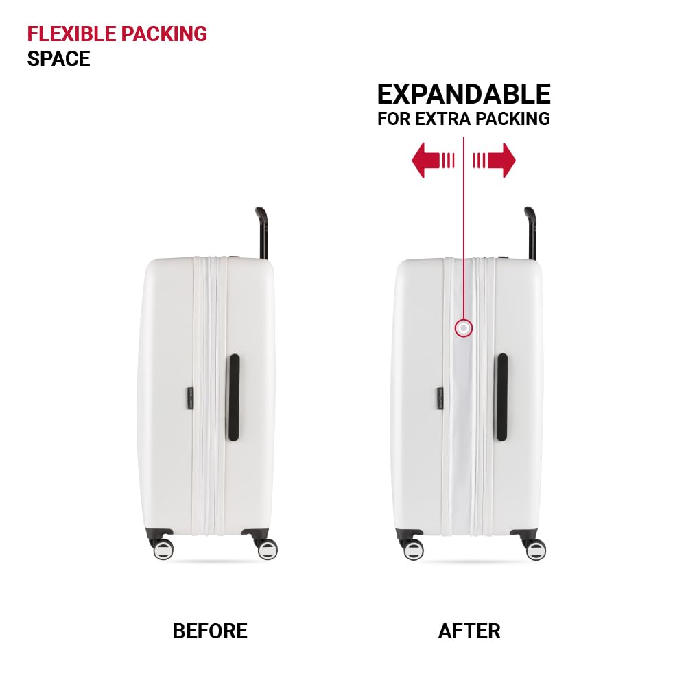3-Piece SwissGear Expandable Spinner Luggage Set
