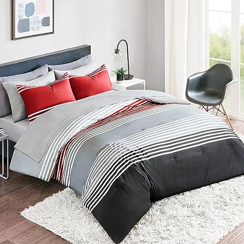 Comfort Spaces Queen 9-Piece Bed in a Bag Set