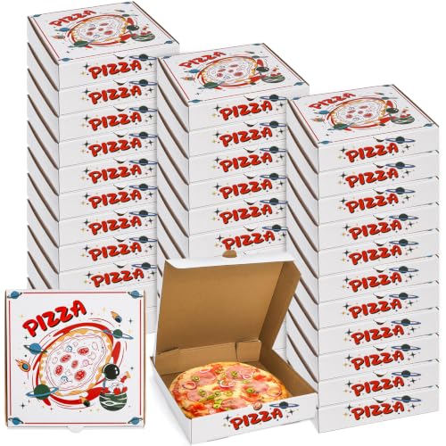 35 Pack Small Corrugated Pizza Boxes