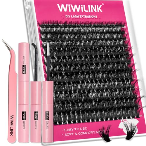 DIY Lash Cluster Extension Kit with Bond and Applicator