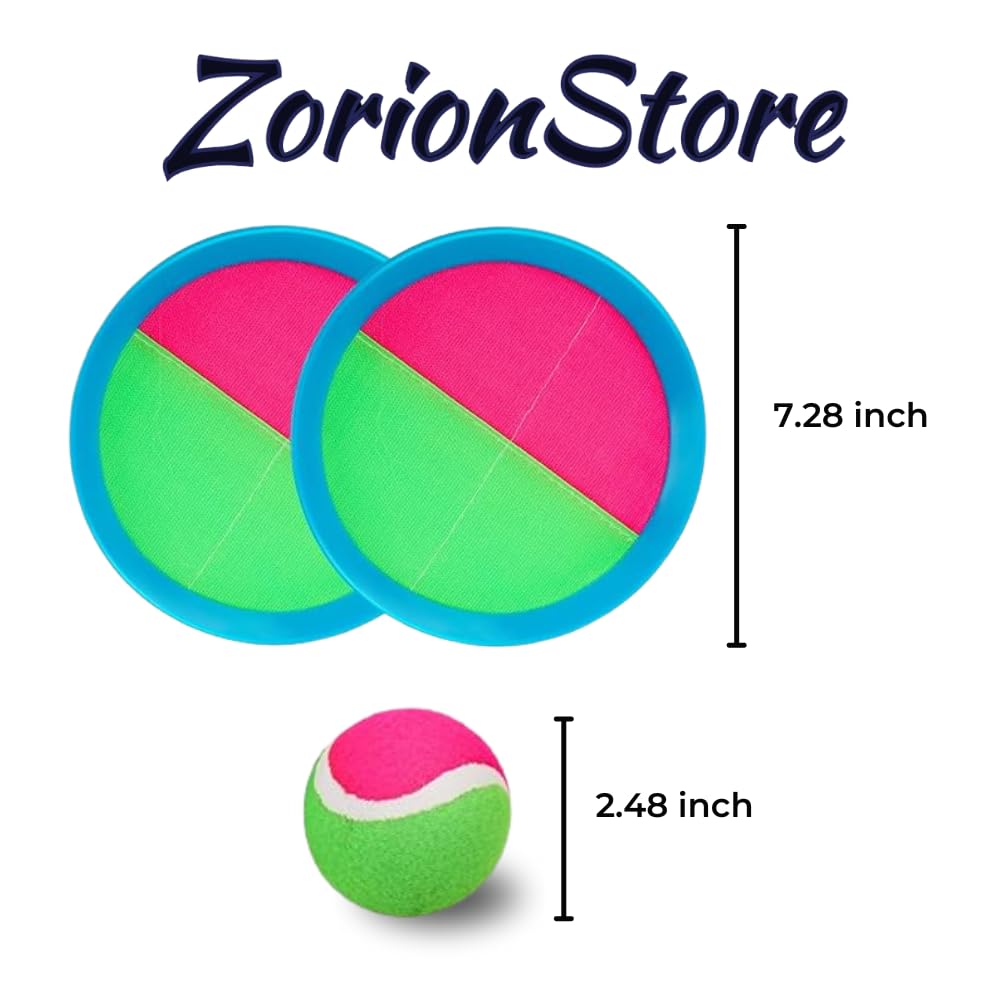 Toss and Catch Game with Velcro Paddles