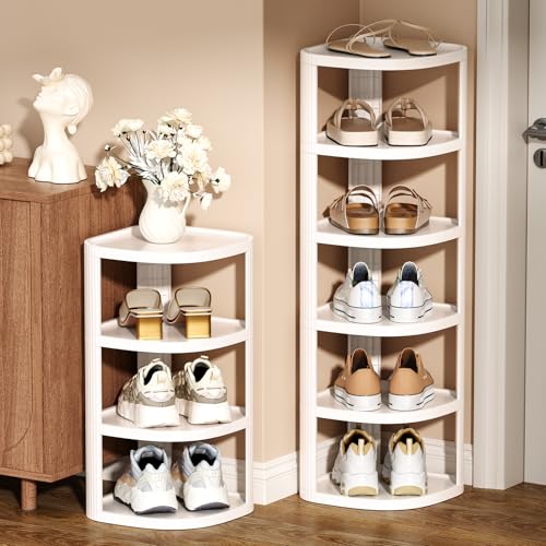 10 Tier Vertical Stackable Shoe Rack Tower