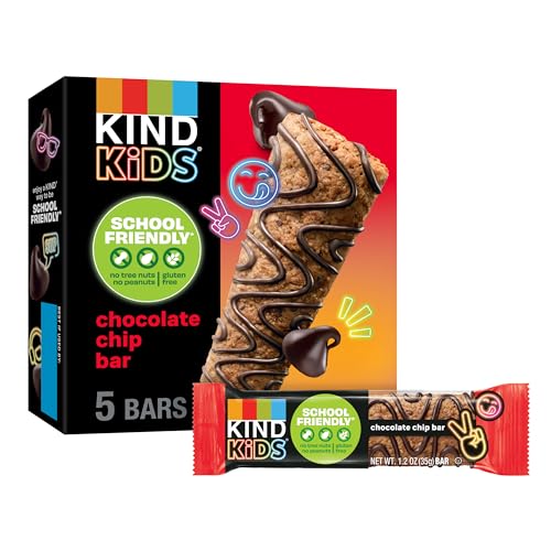 5 Count KIND Kids Chocolate Chip Snack Bars Gluten Free