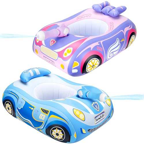2 Pack Toddler Inflatable Pool Float with Seat