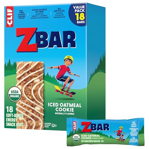 18 Pack Clif Kid Zbar Iced Oatmeal Cookie Bars