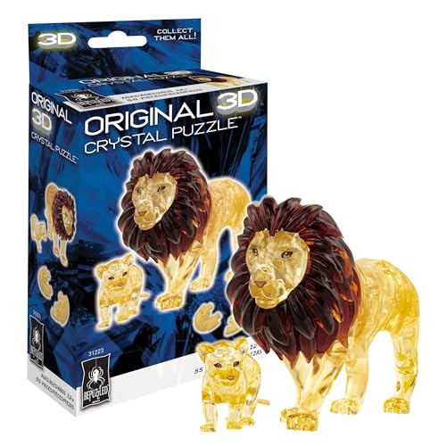 BePuzzled Lion and Baby 3D Crystal Puzzle