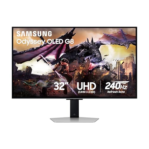 Samsung 32" Odyssey OLED 4K 240Hz Gaming Monitor