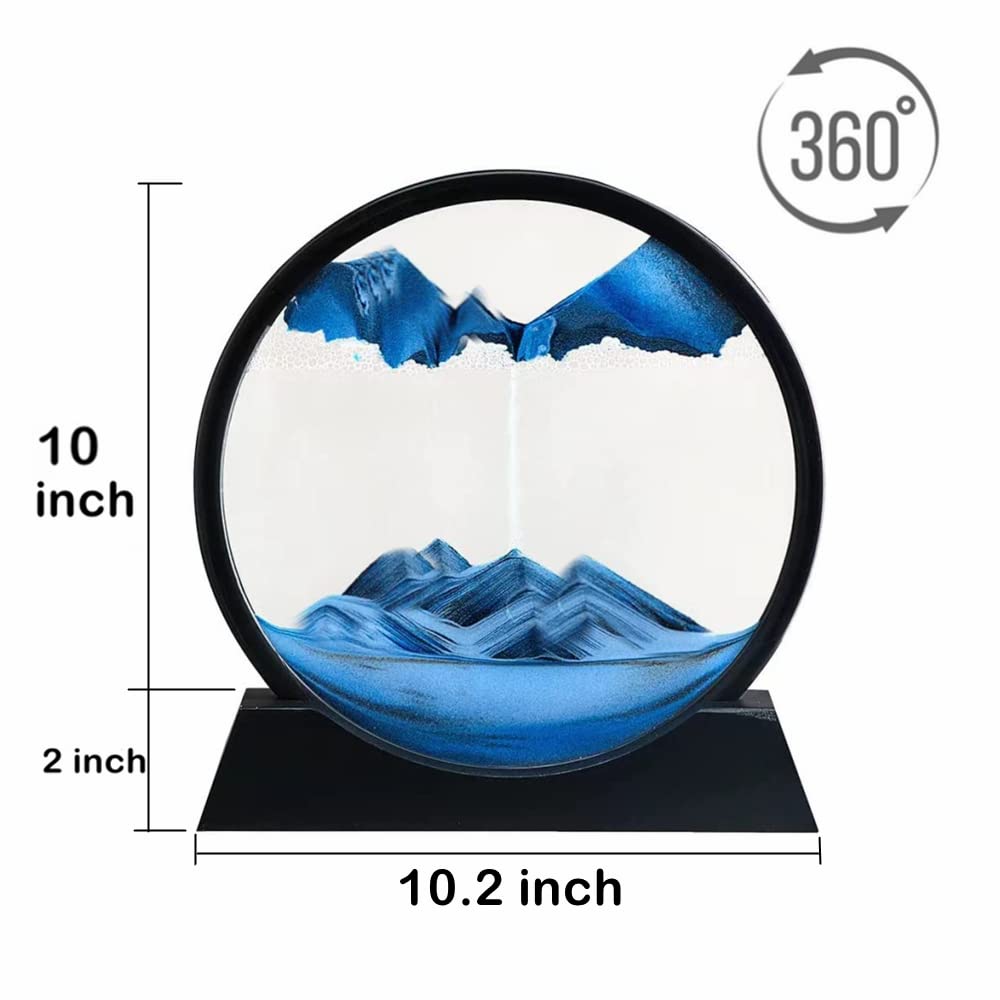 Moving Sand Art Picture for Desktop Decoration