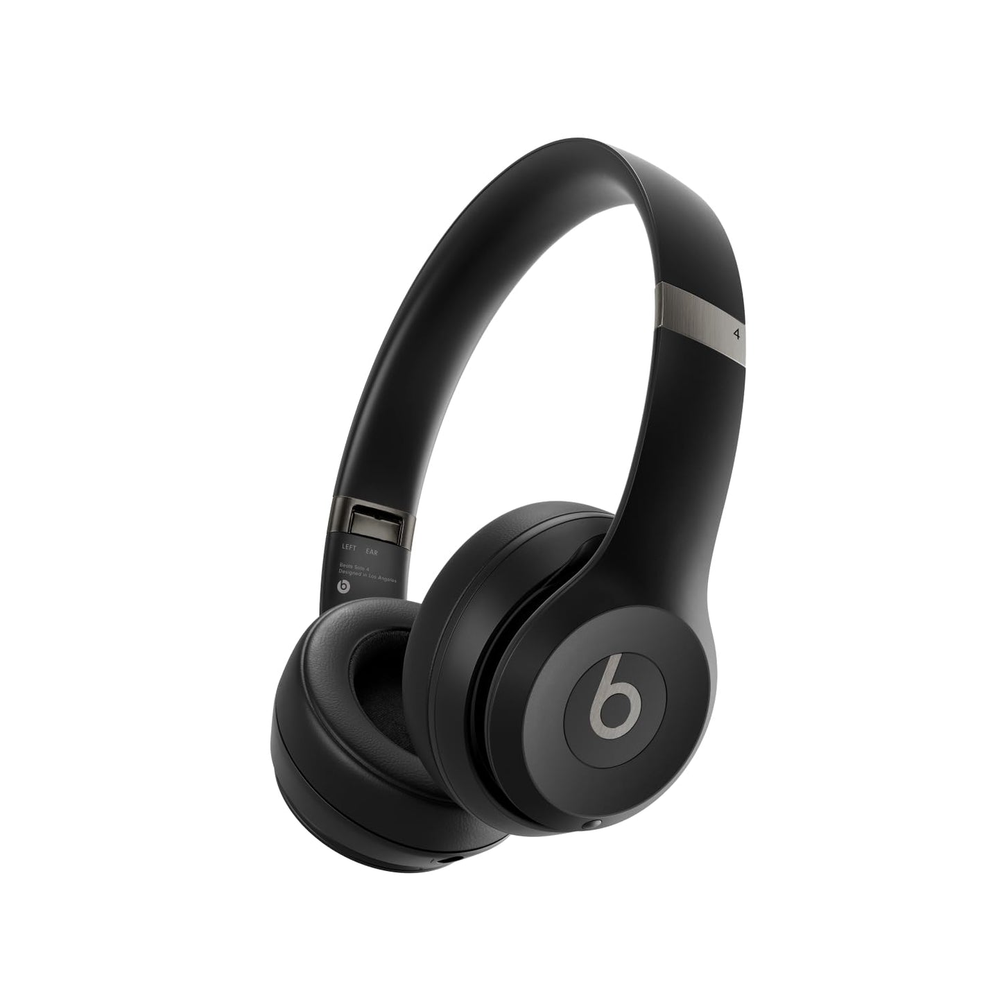 Beats Solo 4 - Wireless Bluetooth On-Ear Headphones, Apple & Android Compatible, Up to 50 hours of Battery Life - Matte Black