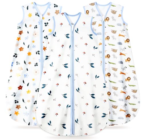 Lightweight Organic Cotton Baby Sleep Sack 0–6 Months