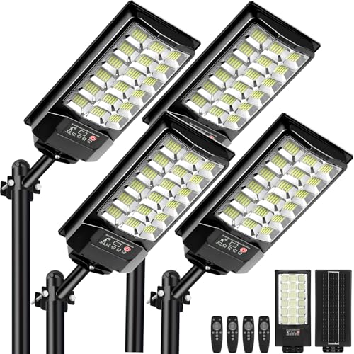 4 Pack Solar Motion Sensor Street Lights