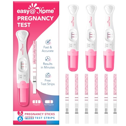 9 Count Easy@Home Pregnancy Test Sticks and Strips