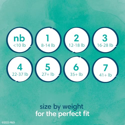 Pampers Pure Protection Diapers - Size 5, 48 Count, Hypoallergenic Premium Disposable Baby Diapers