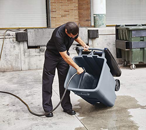 50-Gallon Rubbermaid Heavy-Duty Wheeled Recycling Bin