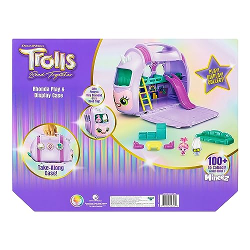DREAMWORKS TROLLS 10 pc Mineez Playset with Case