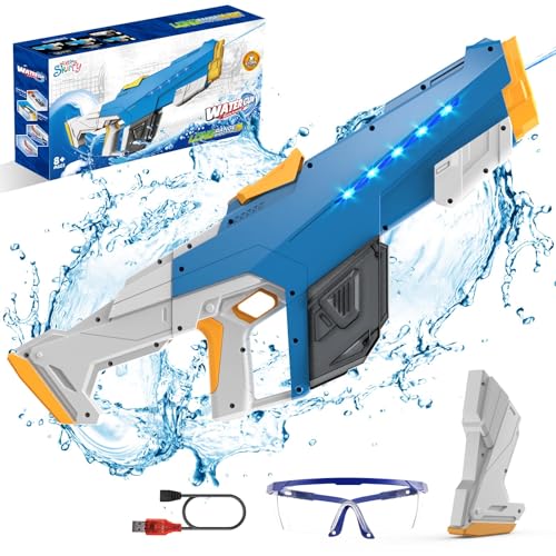 Electric Water Gun, Automatic Outdoor Squirt Toy 32FT Range