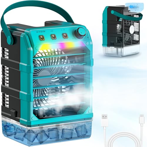 Misting Fan for Makita 18V Battery or USB Powered