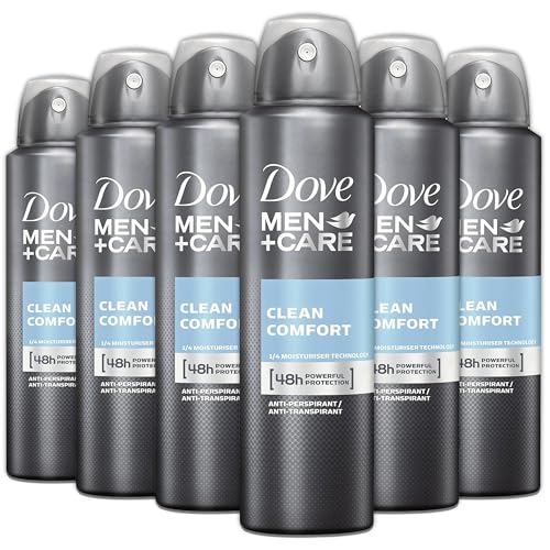 6 Pack Dove Men+Care Antiperspirant Deodorant Spray