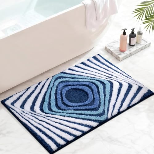 Plush Microfiber Non Slip Bathroom Rug