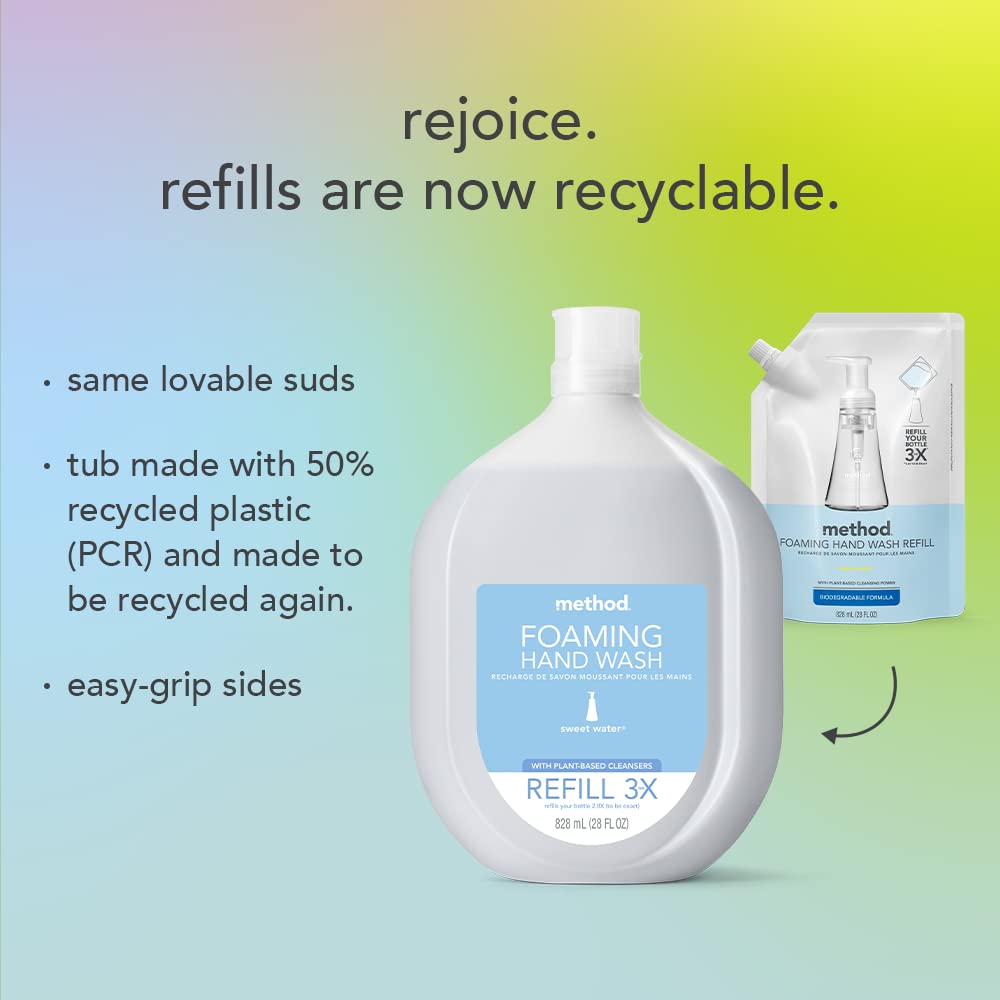 Method Foaming Hand Soap Refill, Pink Grapefruit