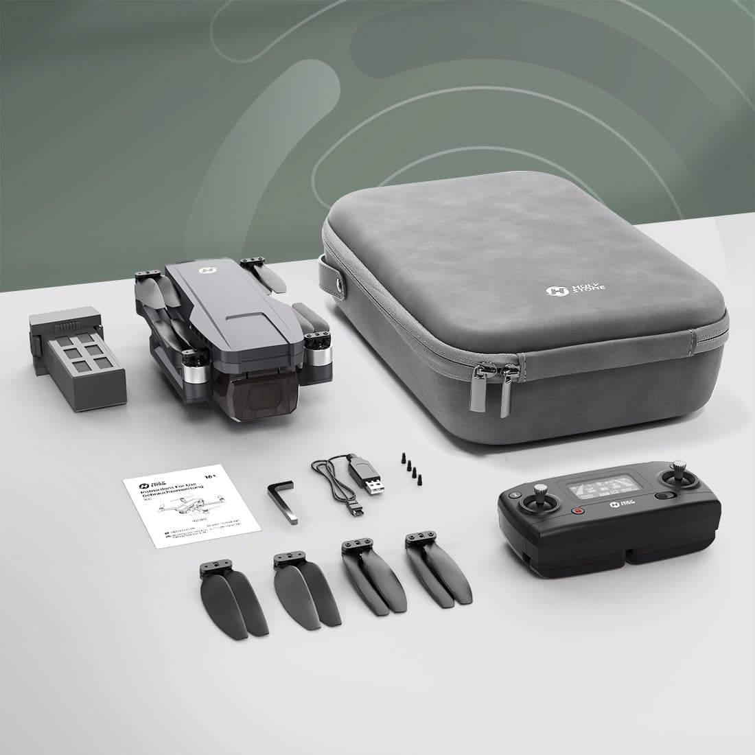 Holy Stone 4K GPS Drone with 2-Axis Gimbal