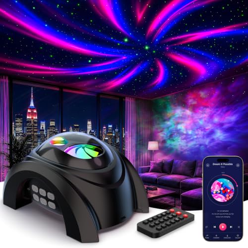 Aurora Galaxy Star Projector Night Light