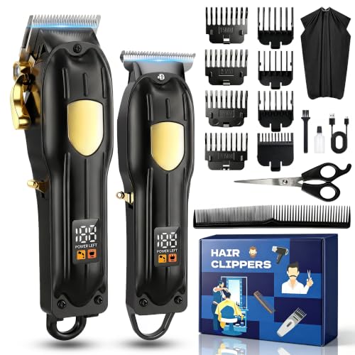 Cordless Hair Clipper and Beard Trimmer Set