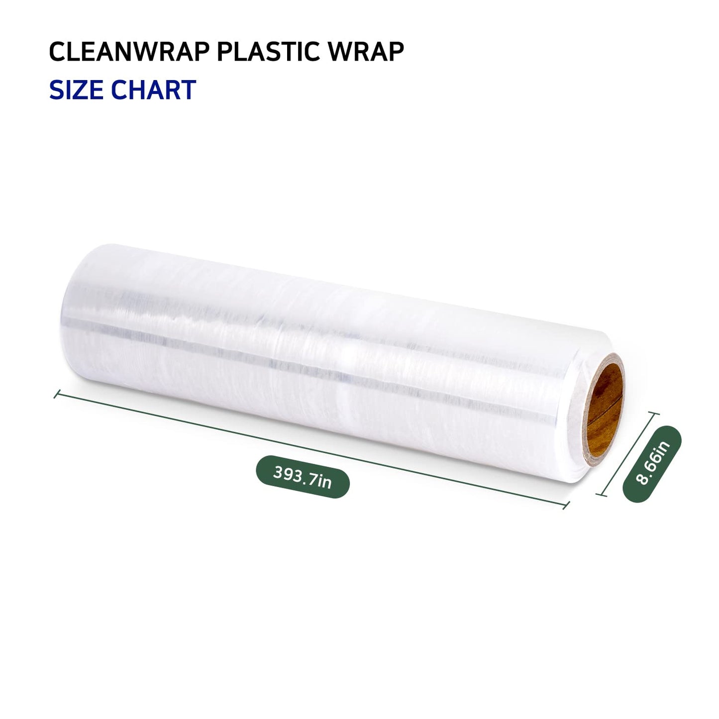 CLEANWRAP BPA-Free Plastic Food Wrap - 3 Pack