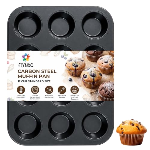 24-Cavity Nonstick Carbon Steel Muffin Pan