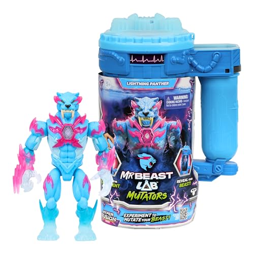 MrBeast Lab Hyper Fusion Lightning Panther Mutator Figure