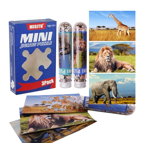 3 Pack Mini 150 Piece Jigsaw Puzzles