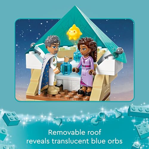 LEGO Disney Wish: King Magnifico’s Castle 43224 Building Toy Set, A Collectible Set for Kids Ages 7 and up to Play Out Favorite Scenes from The Disney Movie, Inspire Pretend Play Within The Palace
