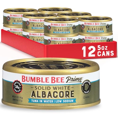 12 Pack Bumble Bee Low Sodium Albacore Tuna Cans