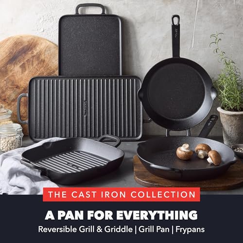 GreenPan Cast Iron Skillet Set, 8” & 10”