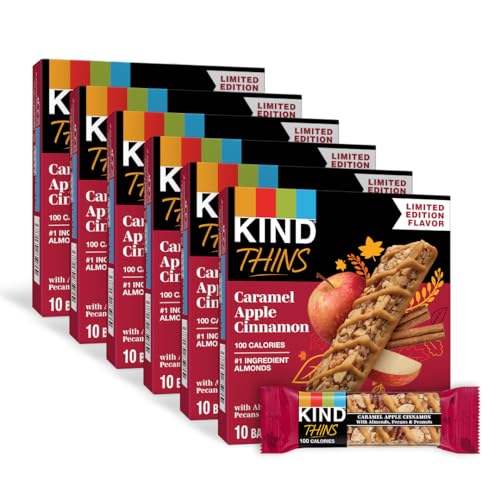 60 Count KIND Caramel Apple Cinnamon Snack Bars