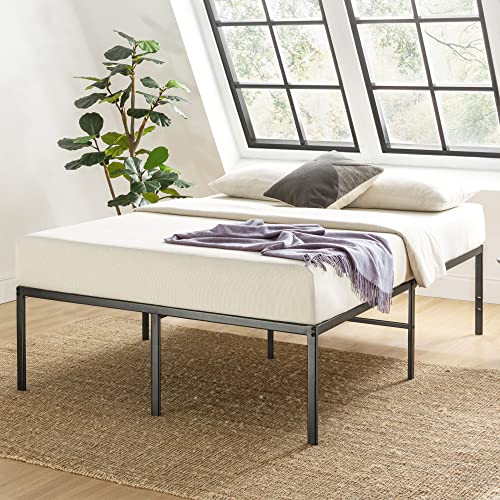 Best Price Mattress 18-Inch Queen Metal Platform Bed