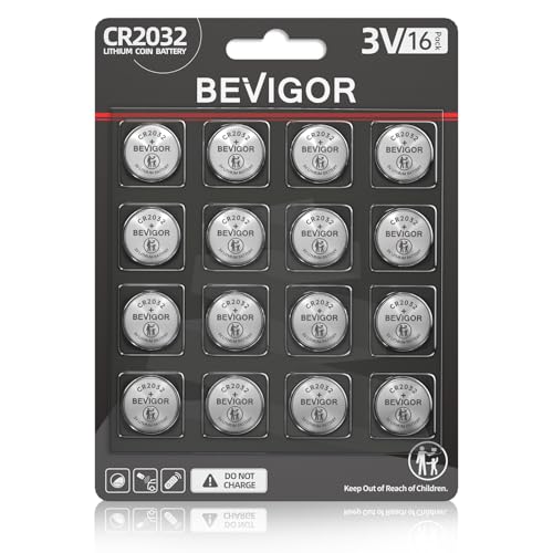 16 Pack CR2032 Lithium Coin Batteries