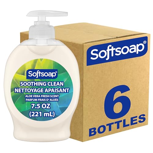 6 Pack Softsoap Aloe Vera Moisturizing Hand Soap 7.5oz