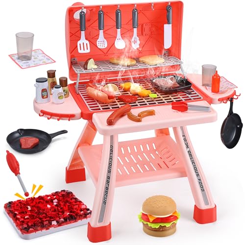 Kids BBQ Grill Playset with Lights and Sounds