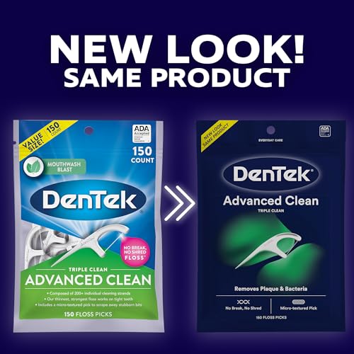 DenTek Triple Clean Floss Picks, 150 Count