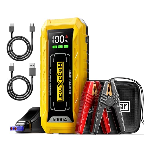 27000mAh 4000A Car Jump Starter Portable Battery Pack