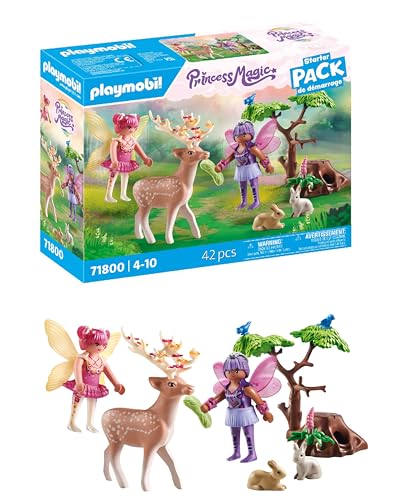 Playmobil Fairies with Forest Animals Playset