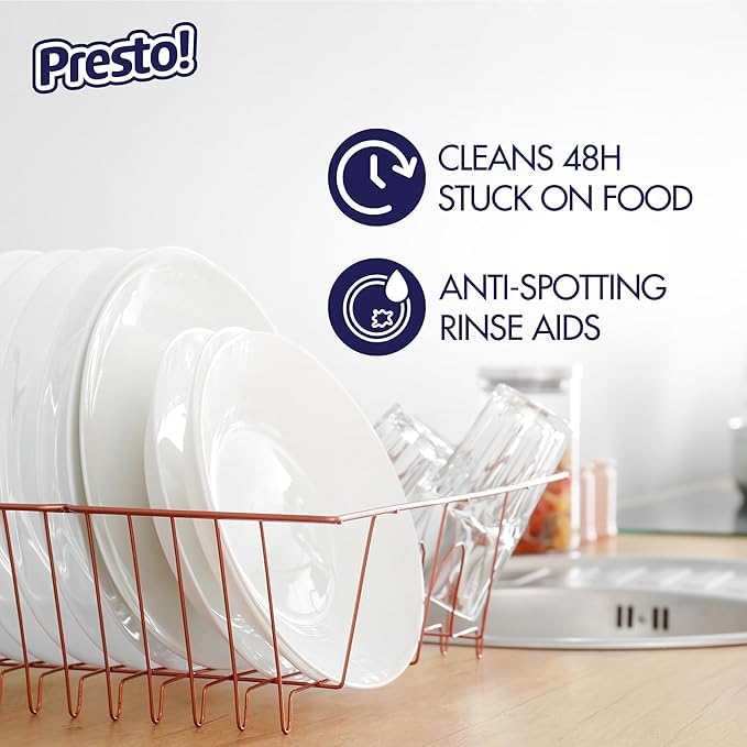 70 Count Presto! Dishwasher Pacs with Fresh Scent