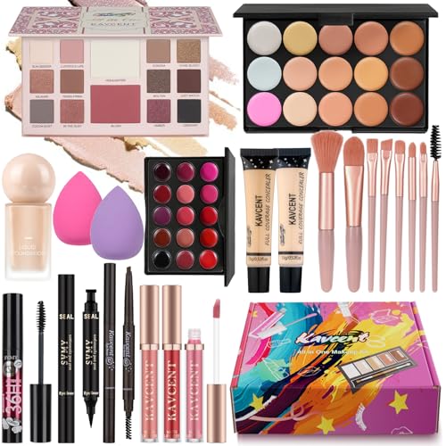 Makeup Kit Full Face Eyeshadow and Foundation Set
