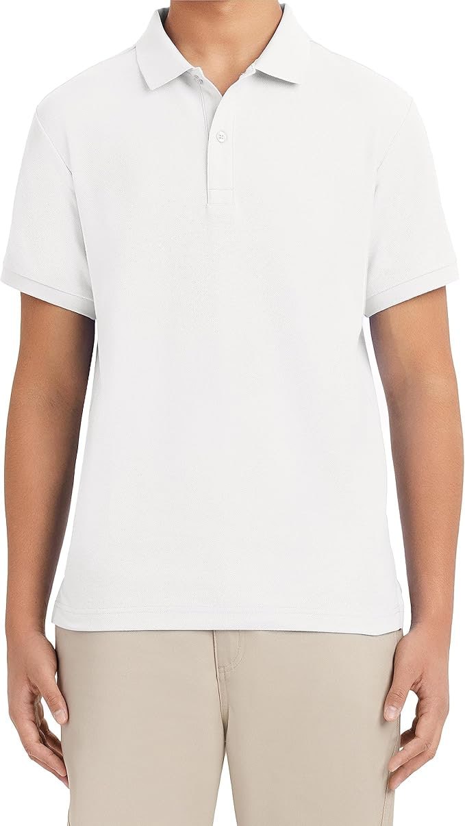 Nautica Stretch Pique Short Sleeve Polo Shirt