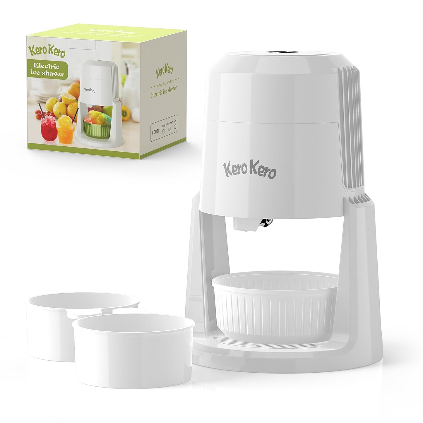 Kero Kero Snow Cone Machine with Adjustable Blade
