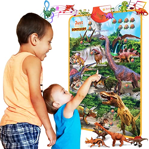 Just Smarty Interactive Dinosaur Learning Poster Toy