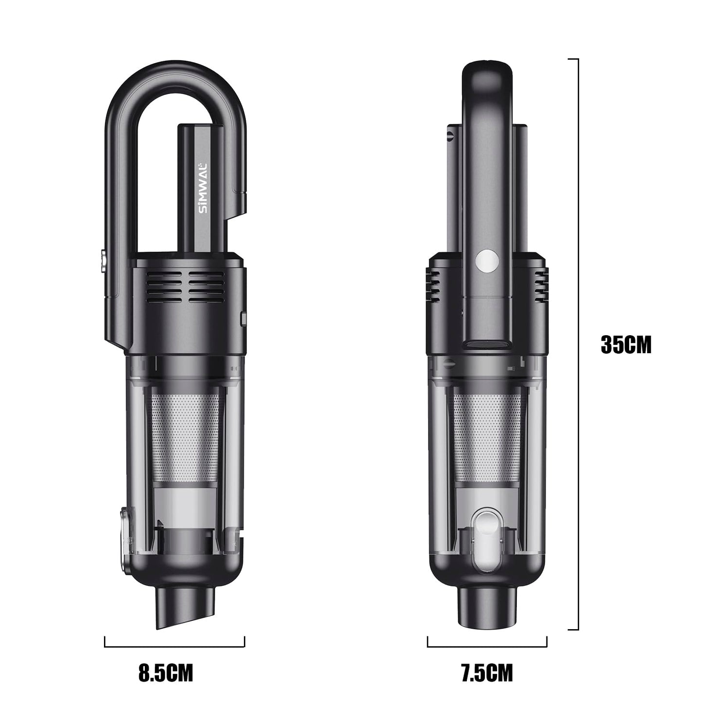 Cordless Handheld Car Vacuum Cleaner with Suction