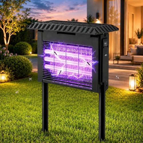 Solar Bug Zapper and Outdoor Patio Light
